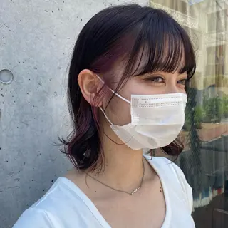 ミディアム カラー 🪭risa 暖色/レイヤー🪭のヘアスタイル