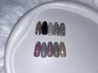 ネイル 韓国ネイル🎀 H nail 碧のネイルデザイン