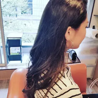 ロング カラー spa hair  ark 富井直美のヘアスタイル