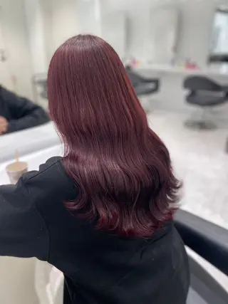 ロング カラー ヘアアレンジ ♥️うる艶暖色 銀座♥️mioのヘアスタイル
