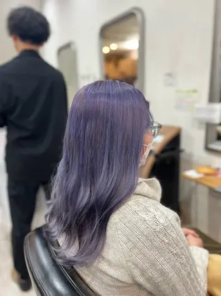 カラー 艶髪🥣透明感カラー 🫧前田奈津実のヘアスタイル