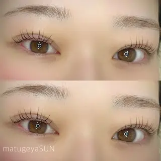 マツエク・マツパ カットスタジオピエロ所属・若江岩田マツエク SUNのマツエク・マツパデザイン