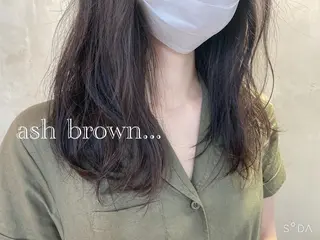 ミディアム カラー ヘアアレンジ stylist/蛯谷 珠里のヘアスタイル