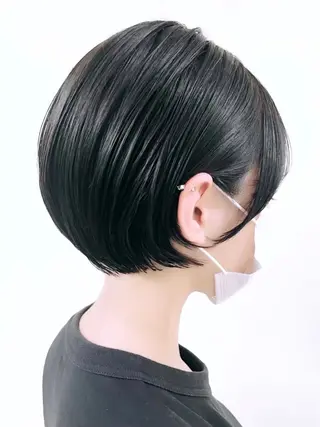 ショート カラー 神戸ボブ✂️ ioe三宮/田 伸佳のヘアスタイル