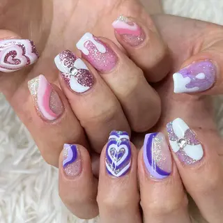 ネイル 🐕‍🦺Yappy 💗A-tanのネイルデザイン