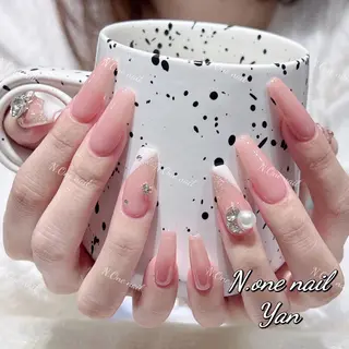 ネイル 長いだし/スカルプ/ パラシェルN.oneのネイルデザイン