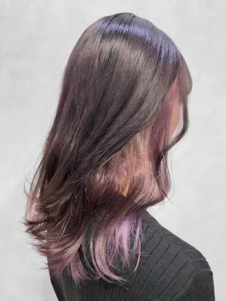 セミロング ハイトーン/韓国風/ 艶髪/吉祥寺のヘアスタイル