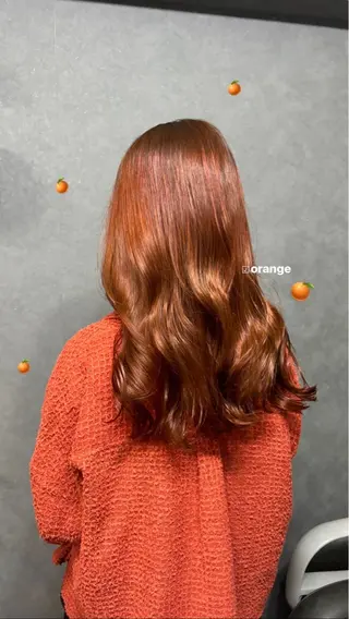 ロング カラー chouette シュエットのヘアスタイル