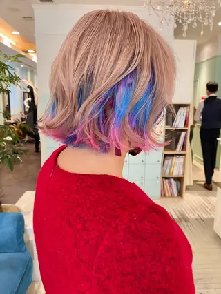 ショート カラー Re:ta Hair 飯田淳平のヘアスタイル