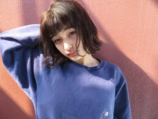 ショート ミディアム セミロング ロング カラー パーマ ヘアアレンジ レイヤーカット BLend 渋谷のヘアスタイル