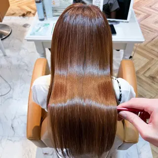 ロング ケアカラー/縮毛矯正 /レイヤー/板垣光采のヘアスタイル