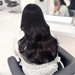 カラー 韓国風レイヤー🥂 BABY上野🥂のヘアスタイル