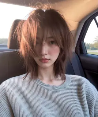 ミディアム YUUKI/ボブ パーマ.ウルフのヘアスタイル