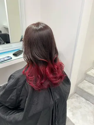 カラー ブリーチなし透明感 💗RYOTAのヘアスタイル