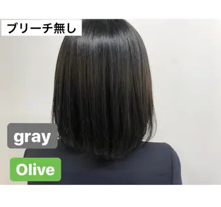 ショート カラー パーマ ヘアアレンジ ♡透け感カラー 大賀哲平♡のヘアスタイル