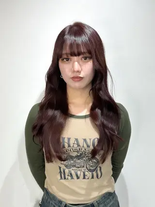 ロング 透明感カラー❄️要 半個室×マンツーマンのヘアスタイル