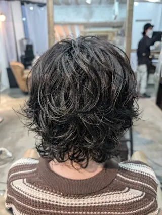 パーマ 中区/legare 🔷山村/髪質改善のヘアスタイル