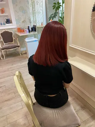 カラー SOYON豊田市駅店所属・髪質改善/ 上村旺武のヘアスタイル