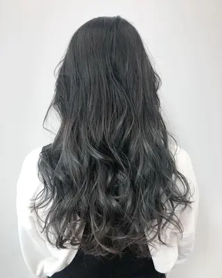 セミロング カラー ヘアアレンジ 🌟髪質改善ケアカラ ー美髪縮毛矯正y🌟のヘアスタイル