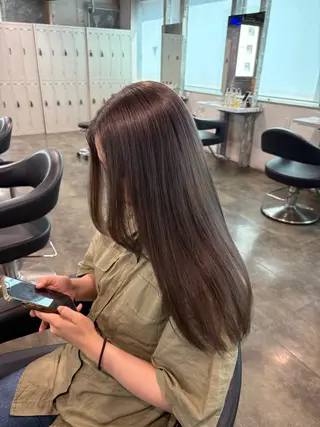 ロング カラー ハイトーン 横浜💞ミオのヘアスタイル