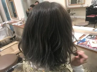 ミディアム オリーブ透明感カラー 表参道/MIKUのヘアスタイル