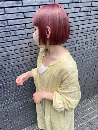 ミディアム 𓇼 フジノケイ𓇼 艶髪ケアカラーのヘアスタイル