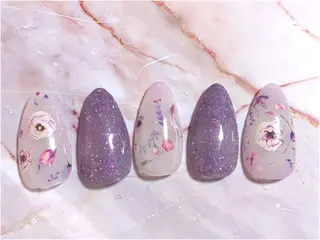 ミディアム AQUA nailのネイルデザイン