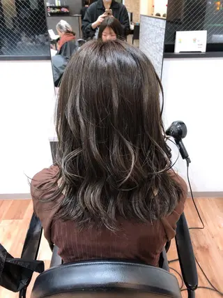 カラー 太白区白髪ぼかし/ ボブカット/千葉達人のヘアスタイル