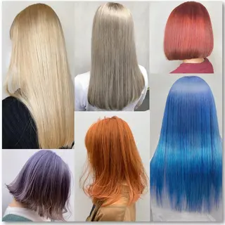 ミディアム カラー パーマ 【N°deseo】 吉祥寺のヘアスタイル