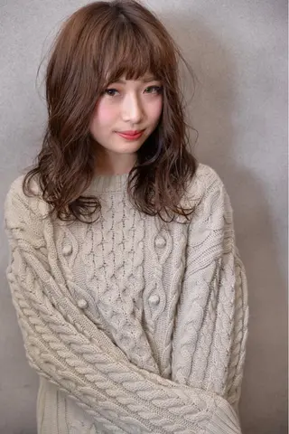 セミロング channel 大澤俊文のヘアスタイル