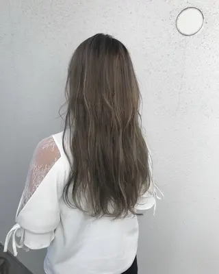 ロング カラー インナーカラー/天神 ブリーチ/吉田のヘアスタイル