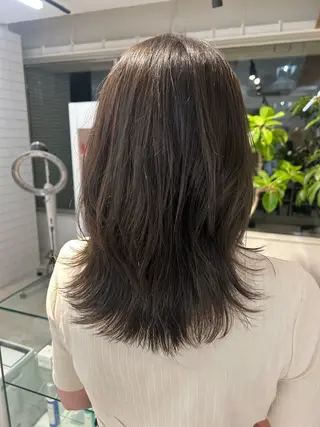 ミディアム TREAT HAIR DESIGN 千葉店所属・⭐️上田 悠⭐️のヘアスタイル