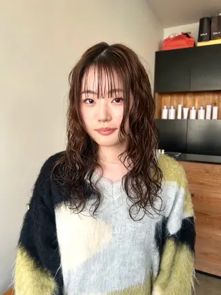 ロング パーマ plus HAIR いずみのヘアスタイル