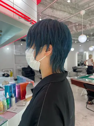 ショート 💥ウルフカット デザインあんな💥のヘアスタイル