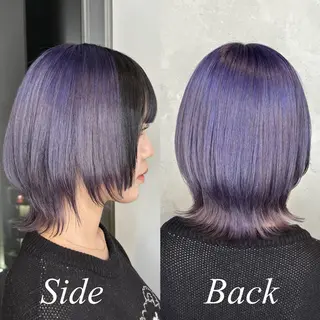 ショート カラー ヘアアレンジ ｲﾝﾅｰｶﾗｰ屋さん 🫧伊藤拓実のヘアスタイル