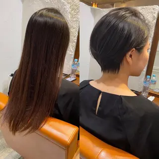 ショート カラー ヘアアレンジ SALOWIN銀座VORT所属・小林 佳祐のヘアスタイル