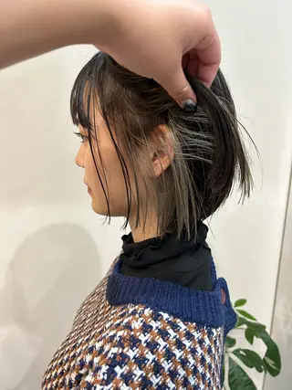 ショート ボブ/透明感カラー 🧸YUI❤️のヘアスタイル