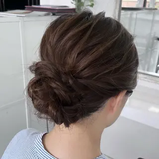 セミロング 松井凜花𐙚𓍯 ヘアアレンジ/ツヤ髪のヘアスタイル