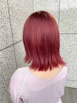 ミディアム カラー ハイトーン/ベージュ 指名No.1荒木涼太のヘアスタイル