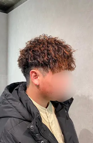 パーマ メンズ お洒落カジュアル🍃 まなとのヘアスタイル