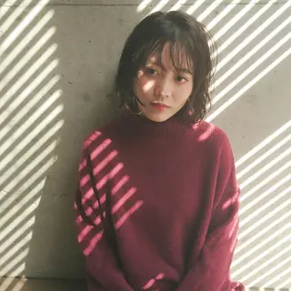 ミディアム 小田川 竜也のヘアスタイル