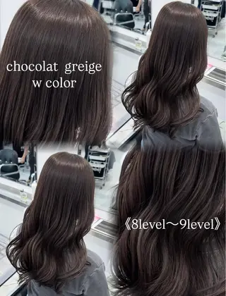 ロング カラー Parve  Mix 🫧梶川虹のヘアスタイル