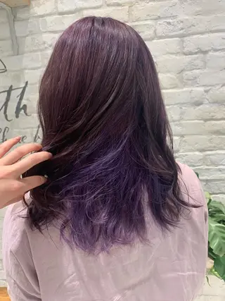 カラー EARTH  紫竹山 🦋本間未来🦋のヘアスタイル