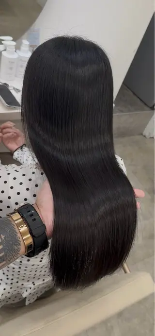 セミロング 髪質改善×韓国ヘア HIROのヘアスタイル