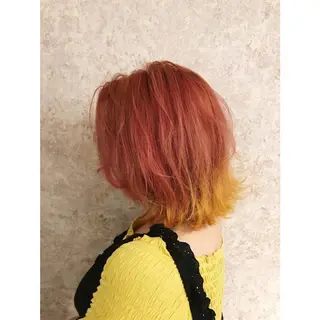 ショート カラー パーマ 指名支持率NO.1 スタイリストのヘアスタイル