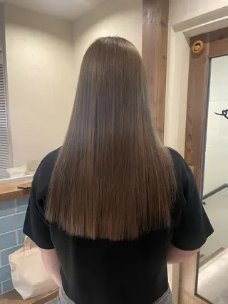 ロング パーマ 渋谷 留菜のヘアスタイル