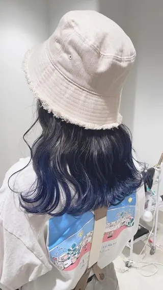 カラー 渋谷:インナーカラー ／🍒エリカ🍒のヘアスタイル