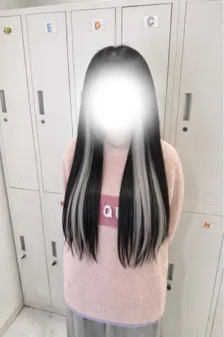 ロング カラー 髪質改善カラー艶髪× エクステ かいり✂️のヘアスタイル