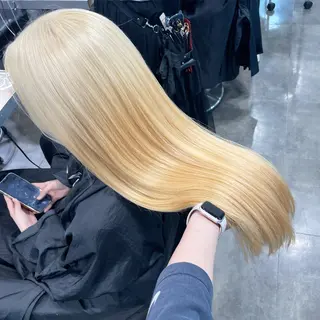 ロング カラー ハイトーン 横浜💞ミオのヘアスタイル