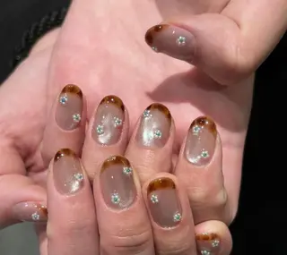 ネイル By moonネイル 🌷ワンホン/韓国風のネイルデザイン